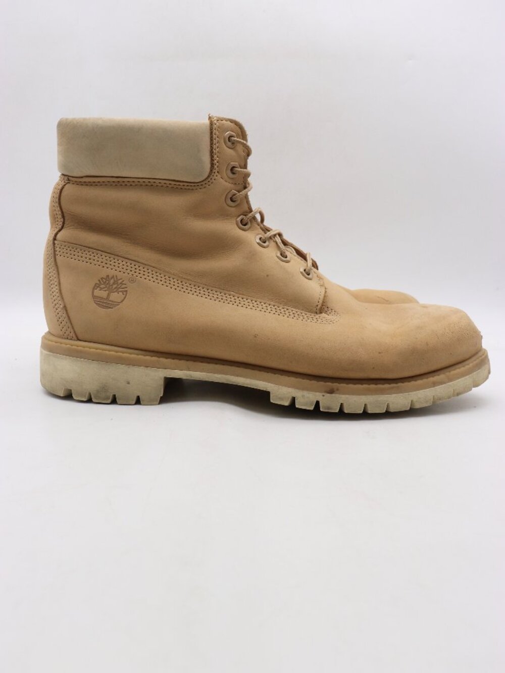 Timberland 6 Inch Boot Men's Size 12 M Tan Leather Premium Boots Waterproof